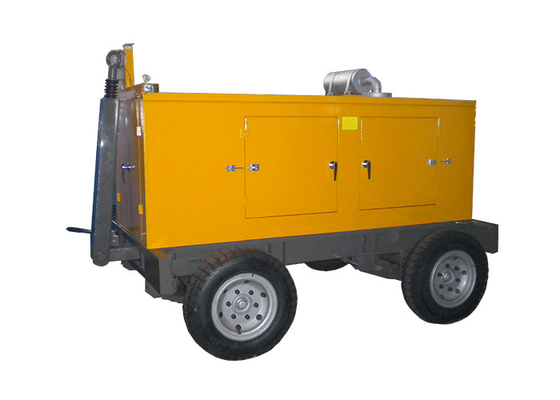 نوع تریلر ژنراتورهای خاموش 64kw 80kva کامینز دیزل متحرک با چرخ