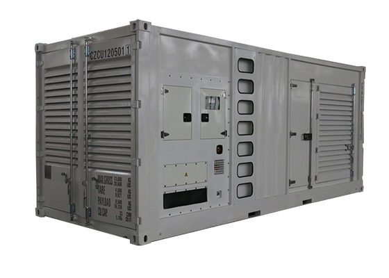 CUMMINS موتور دیزل ژنراتور پشتیبان تجاری 1000KVA کانتینر نوع