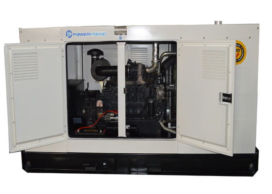 100KVA FPT ژنراتور دیزل سفید رنگ کنترل کننده Smartgen MECC آلترناتور