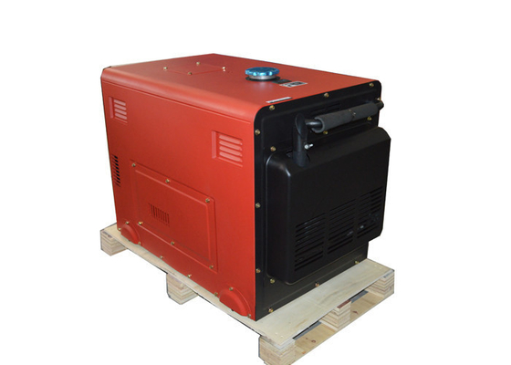 ژنراتور قابل حمل Eletric 5000W 5KVA Generator Soundproof Type Red