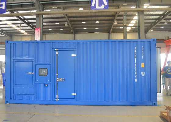 12 Cylinder Water Cooled 1200kw 1500kva Container Diesel Generator Set