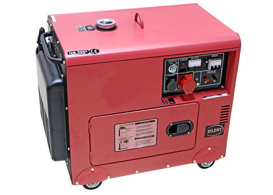 قدرت دیزل 5000 وات 5 کیلوولت کوچک موتور الکتریکی قابل حمل نوع خاموش 186FAE موتور